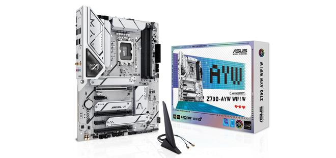 易倍体育网站：华硕推出Z790-AYWWIFIW主板：纯白P