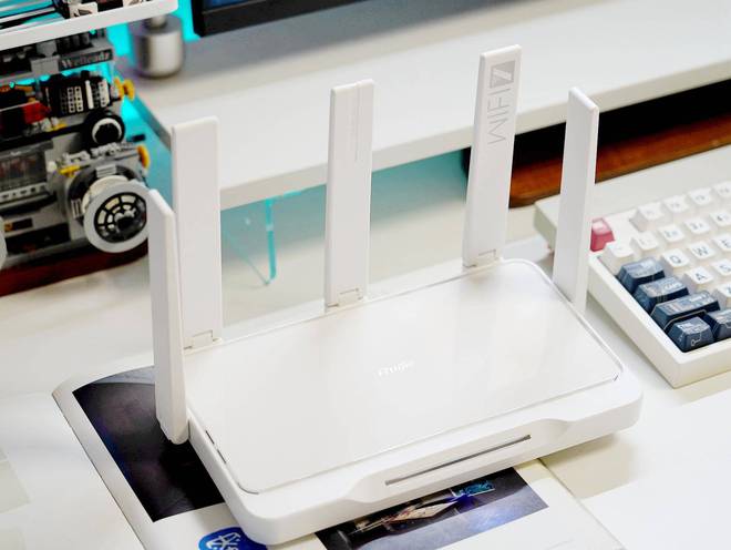 家用电竞路由优选锐捷雪豹BE50的WiFi7超跑体验感受极致游戏(图2)