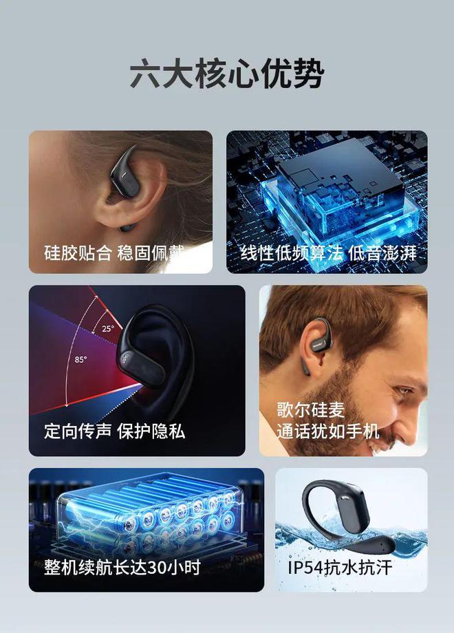 易倍体育网站：解放双耳戴一整天都不会痛的气传导蓝牙耳机五折速来捡漏！(图6)