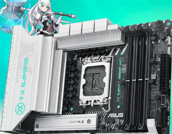 华硕TXGAMINGB860MWIFI主板首发1419元：大面积月光银散热装甲(图3)