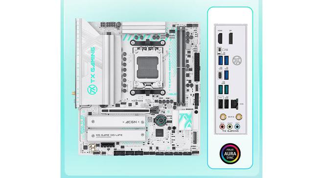 华硕推出TXGAMINGB650EMWIFIW天选主板：双DDR5DIMM+三M2插槽(图2)