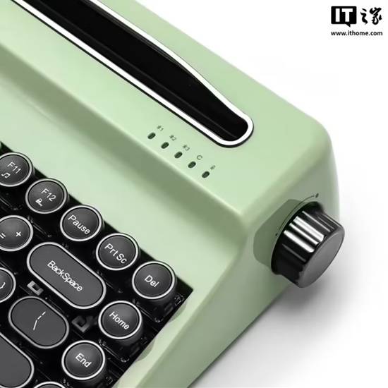 “打字机”复古设计YUNZII推出QL75机械键盘(图4)