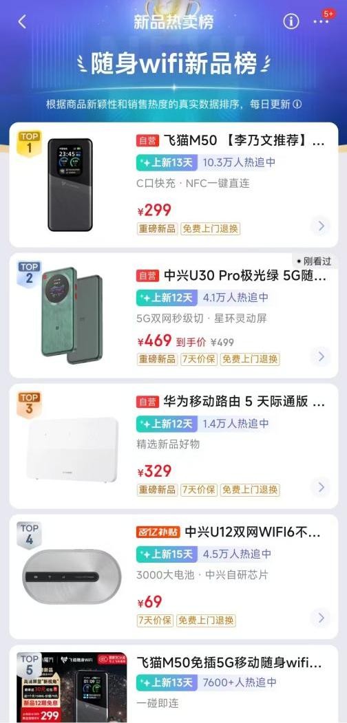 随身wifi推荐：飞猫M50“黑科技”重新定义5G随身WiFi旗舰体验(图4)