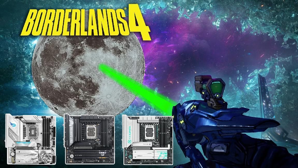 华硕B860主板解锁满血性能带你开启《无主之地4