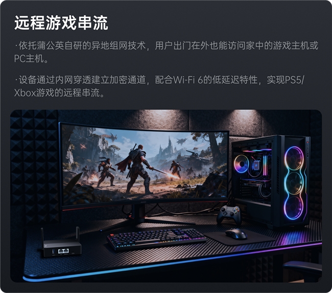 贝锐蒲公英全新X1Pro异地组网口袋路由器:3000MbpsWiFi、25G网口(图5)