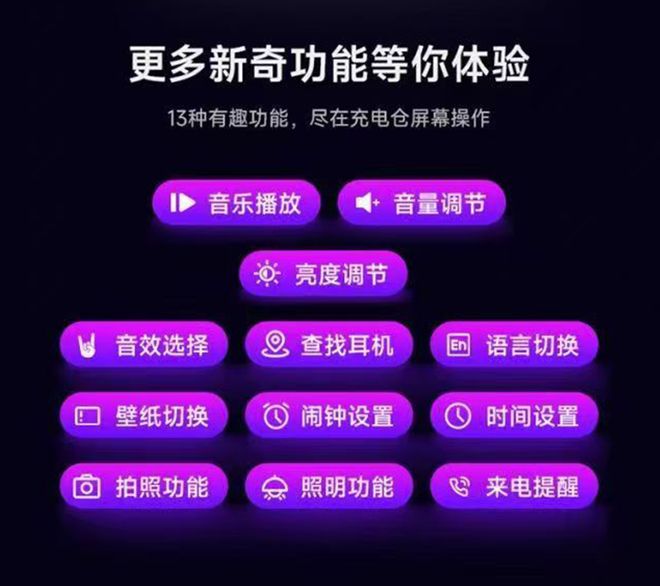 这款硬核屏显蓝牙耳机把耳机玩成迷你手机!(图4)
