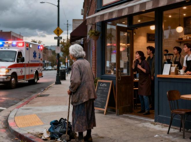 拾荒婆婆连续5年蹭咖啡店WiFi店长从不轰店长住院时她来了(图3)