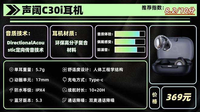 开放式蓝牙耳机推荐平价：十款好用的耳机性价比高的品牌(图22)