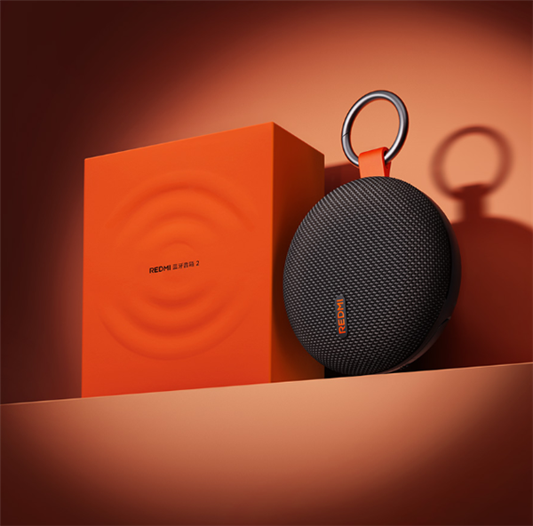 REDMI蓝牙音箱2暮焰黑发布89元满电能听5小时