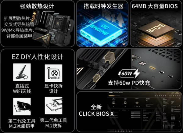 Emc易倍体育:微星MAGX870EACEMAX战神主板首发5299元万兆+5G双网口(图2)