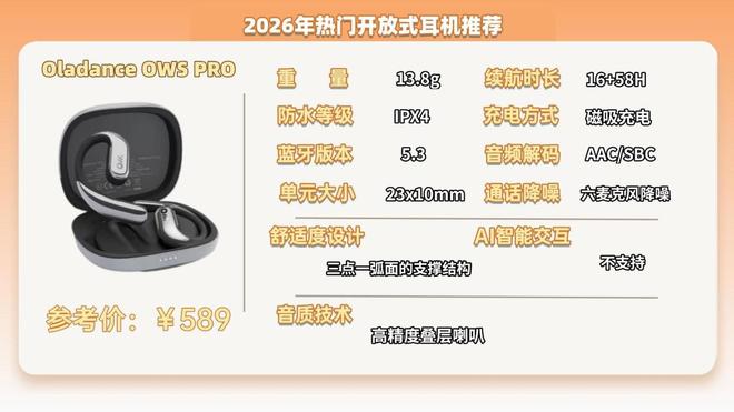 开放式耳机值得入手吗?2026十大顶级开放式耳机实测推荐(图15)