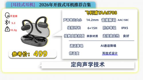 Emc易倍体育：开放式蓝牙耳机哪个品牌好用？2026年十大顶级开放式耳机推荐！(图22)